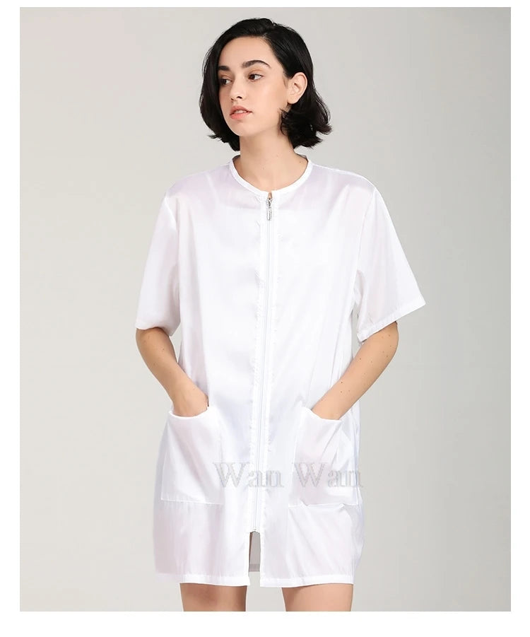 Anti-Hair Pet Grooming Smock, Waterproof Groomer Apron Uniform