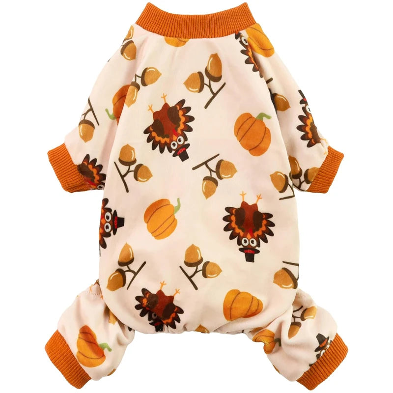 Turkey Dog Pajamas - Thanksgiving