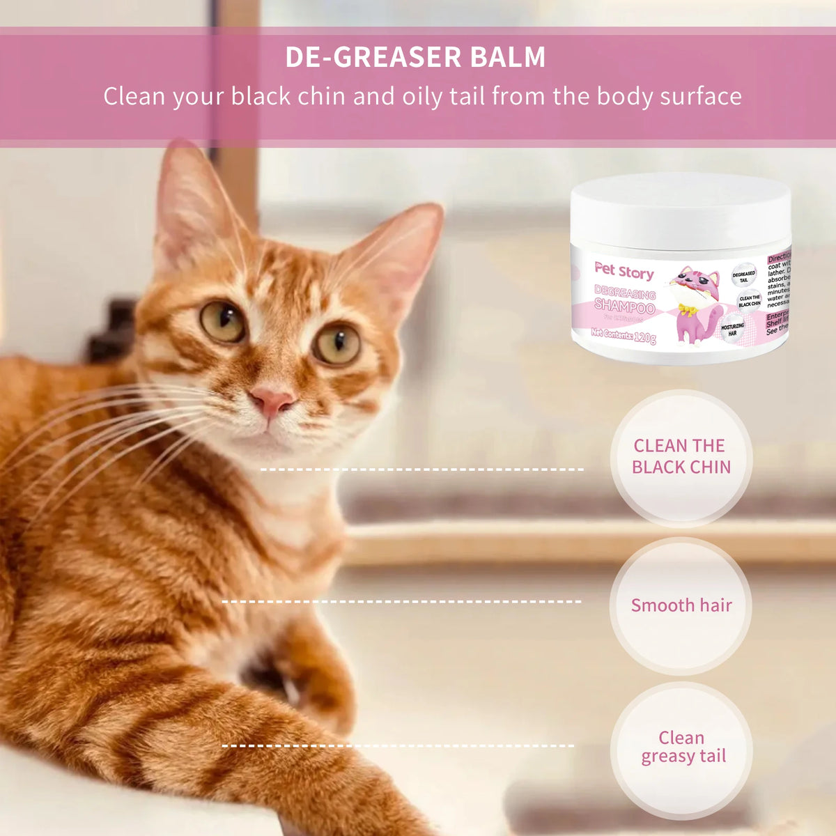 Long-Lasting Pet Cologne Deodorizing Spray for Dogs & Cats, 100ml