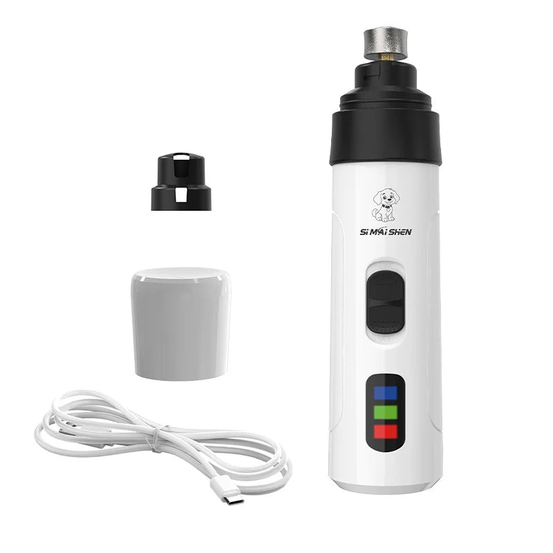 Quiet Rechargeable Pet Nail Clipper & Grinder for Dogs & Cats