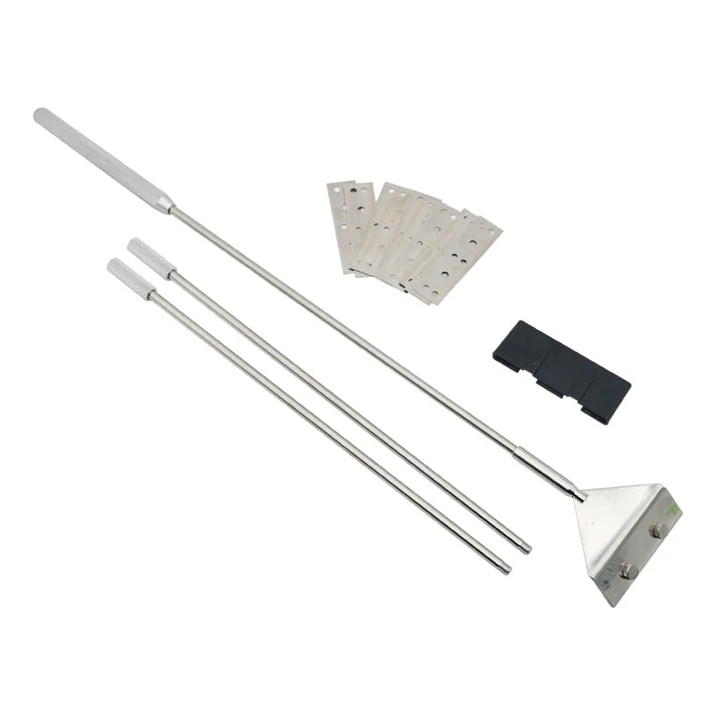 Stainless Steel Aquarium Algae Scraper with Long Handle for Glass Tanks