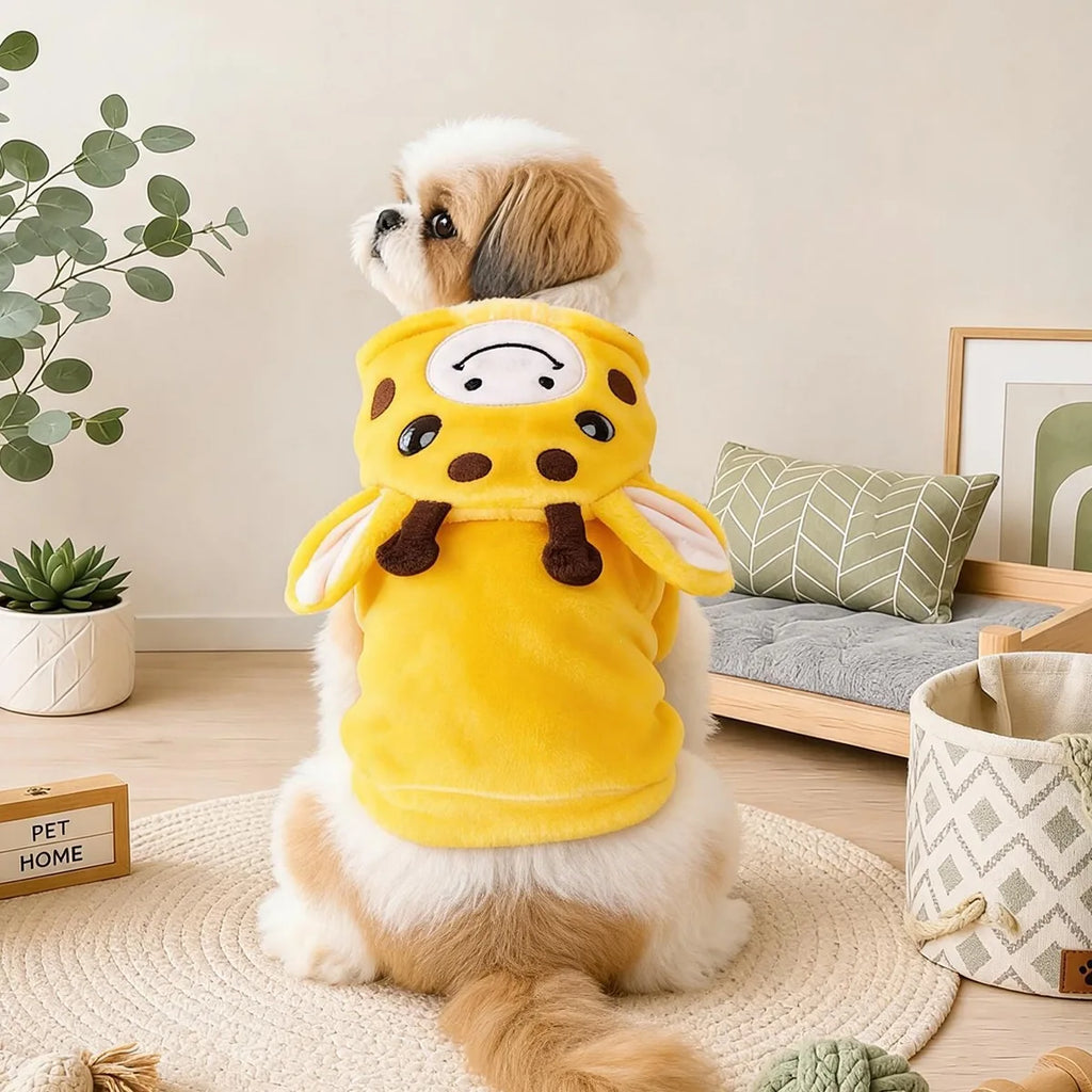 Funny Halloween Fleece Cosplay Costume for Small Dogs