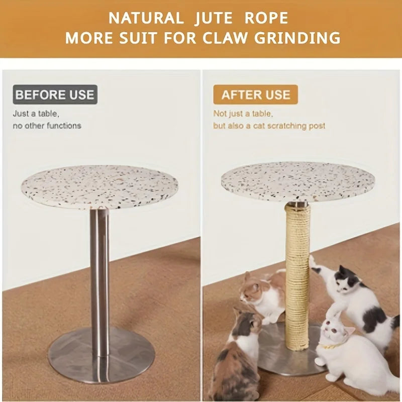 Natural Jute Rope Cat Scratcher for Furniture Protection 10M