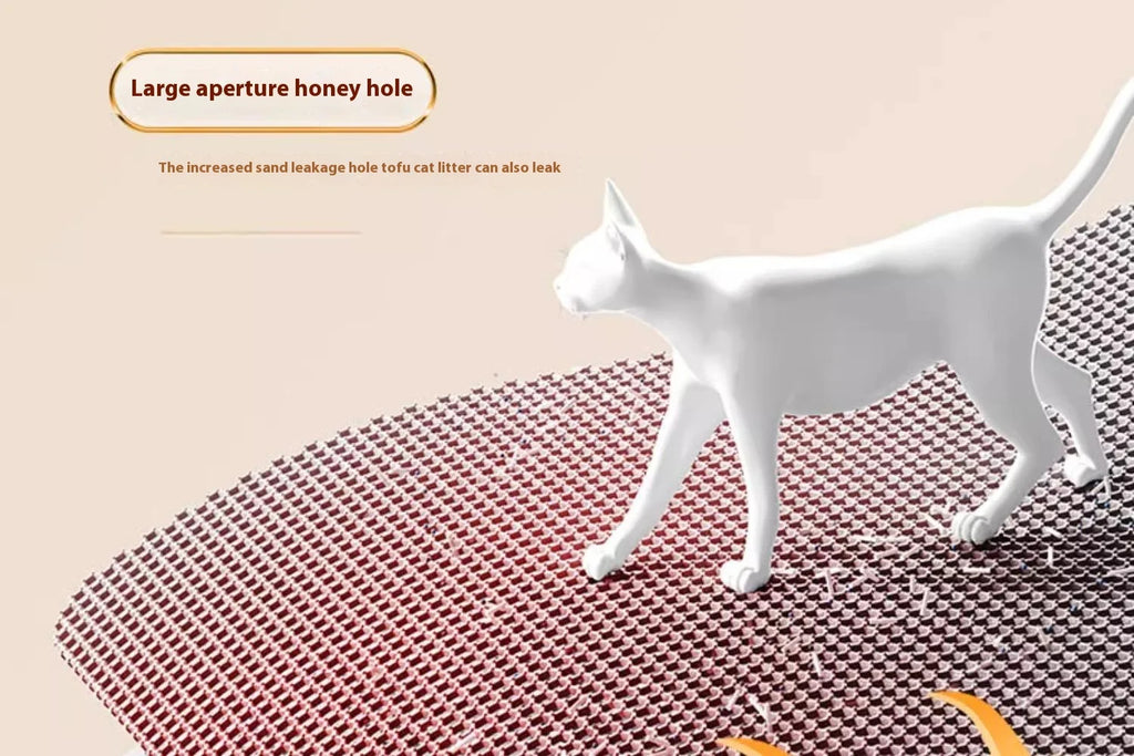 Heavy Duty Waterproof Cat Litter Mat, Double Layer Non-Slip