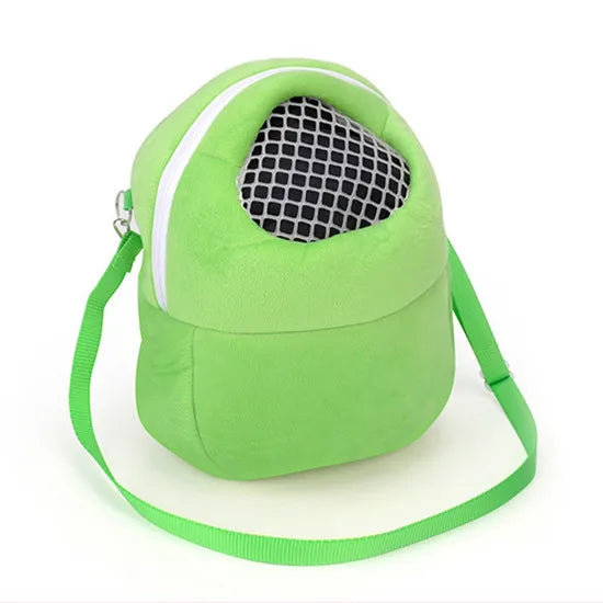 Breathable Small Pet Carrier Pouch for Guinea Pigs, Hamsters & Rats