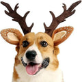Christmas Reindeer Antlers Headband for Dogs & Cats, Holiday Costume