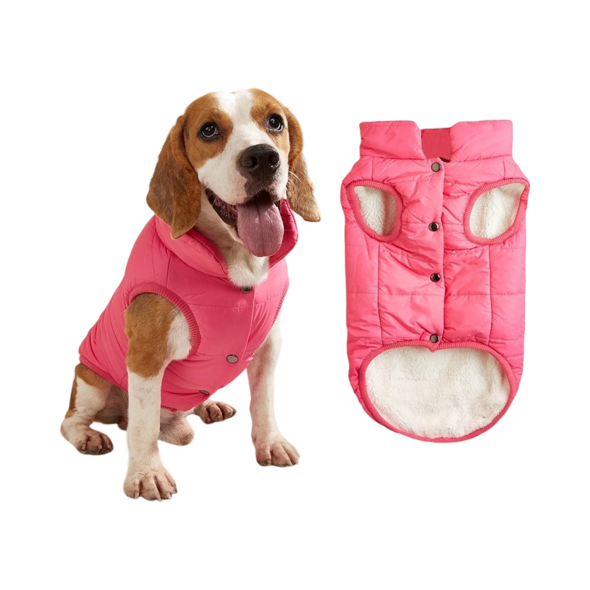 Christmas Winter Dog Coat, Warm Clothes for Small Dogs