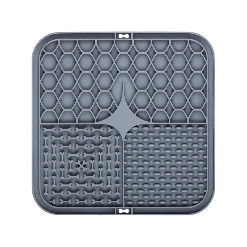 Suction Cup Dog Lick Mat for Bath Time Distraction and Grooming