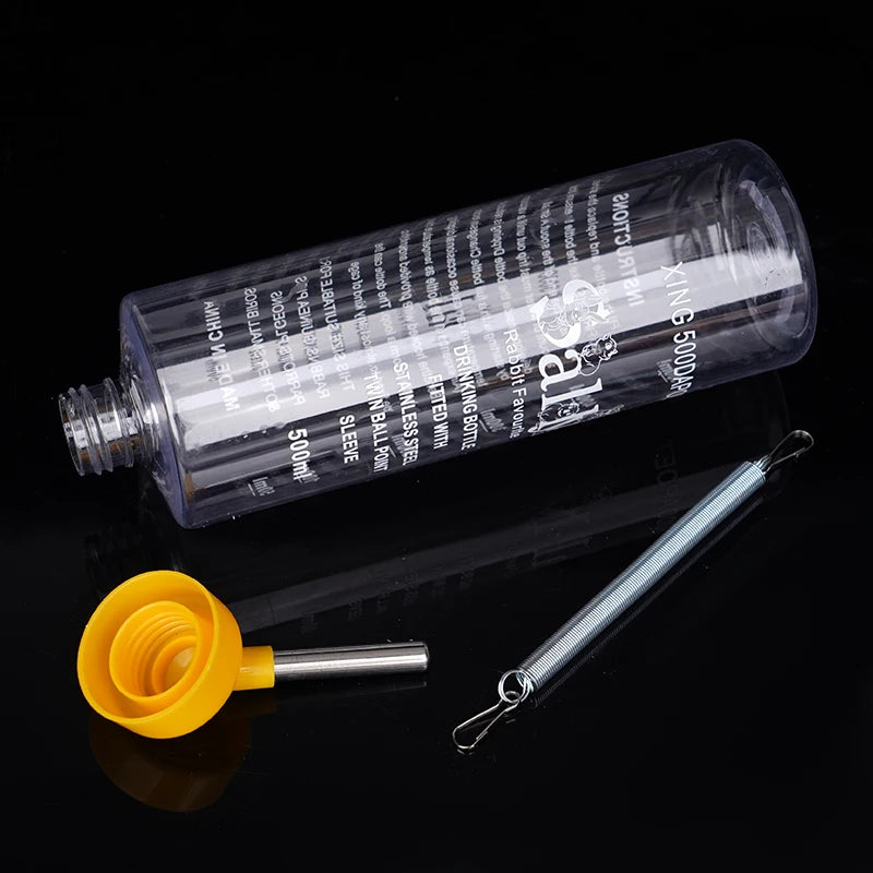 500ml Hanging Water Bottle Dispenser for Rabbits and Hamsters