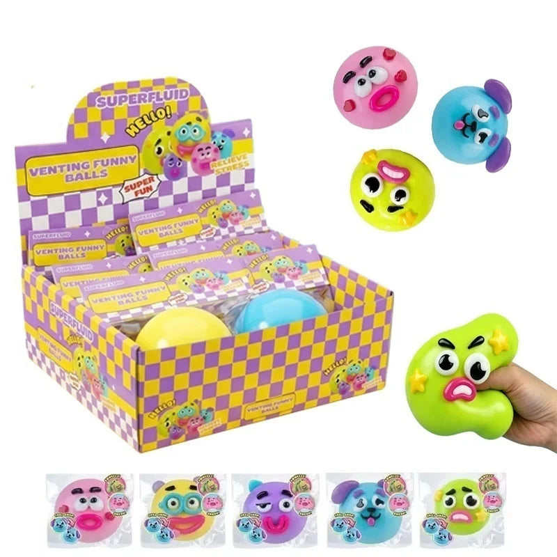 Christmas Limited Edition DIY Ugly Face Dog Squishy Squeeze Ball