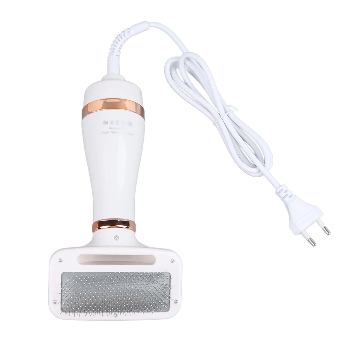 2-in-1 Handheld Pet Grooming Dryer with Slicker Brush for Dogs