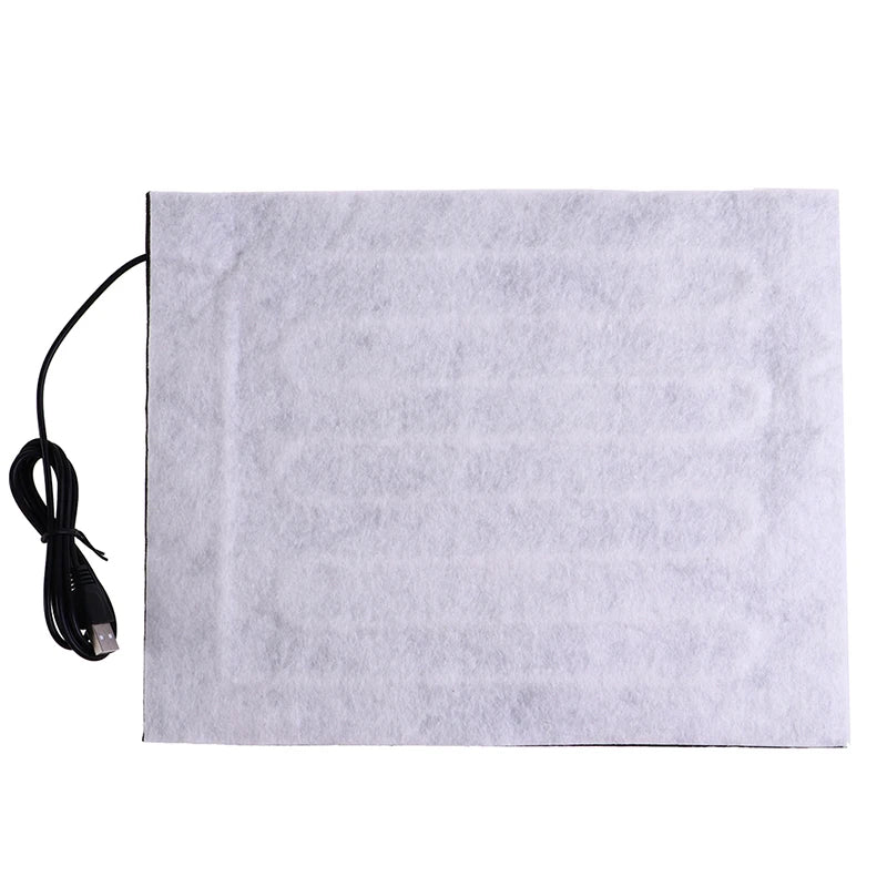 USB Pet Warming Heating Pad, 24x30cm Winter Mat for Cats & Small Dogs