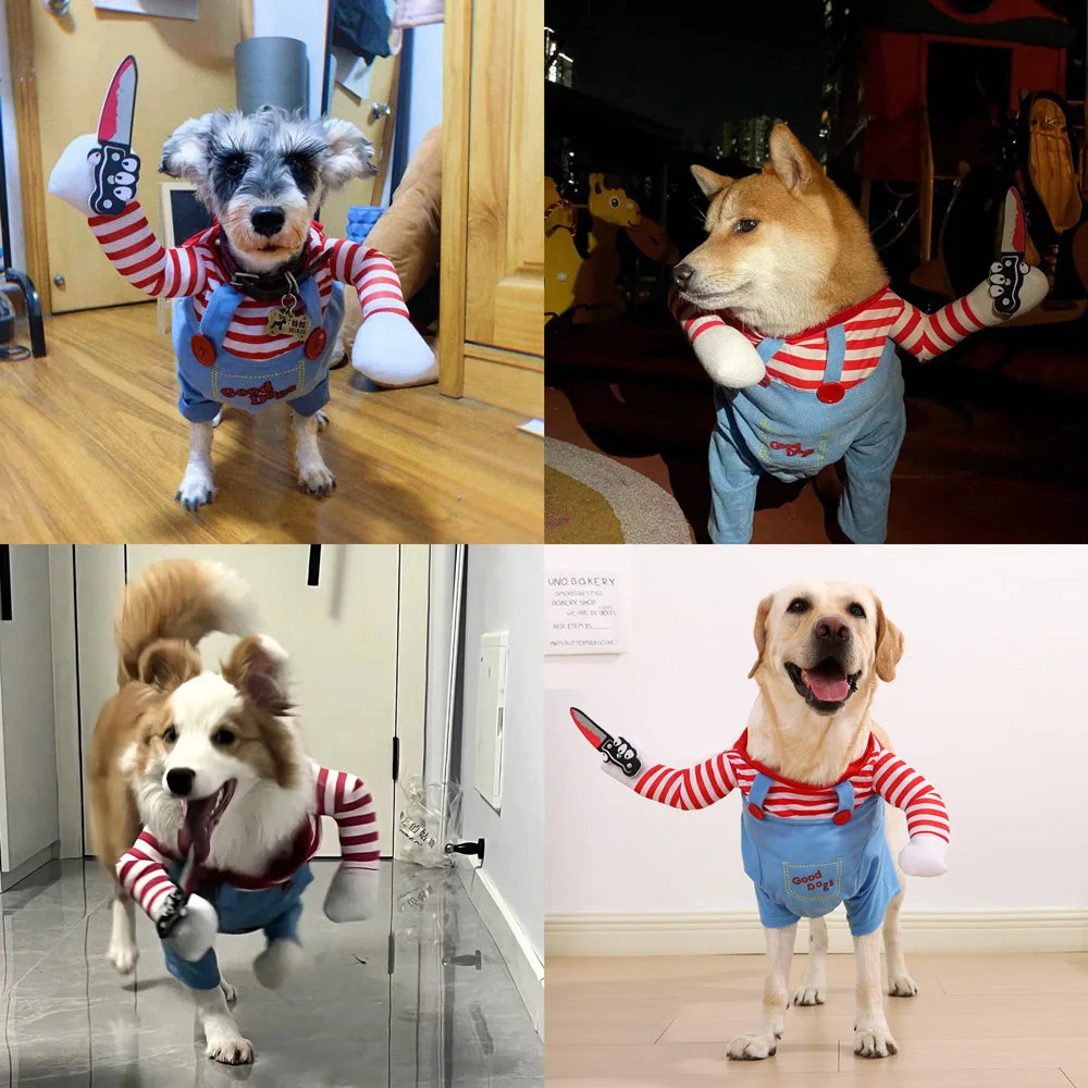Funny Halloween Dog Costume Jacket for Small, Medium & Large Dogs