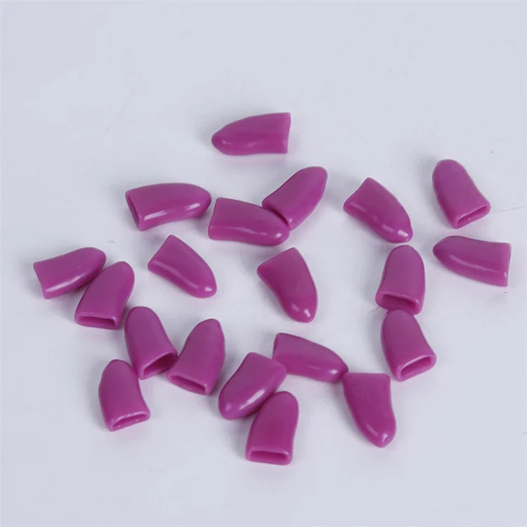 Soft Cat Nail Caps with Adhesive Glue and Applicator, 20-Pack Set