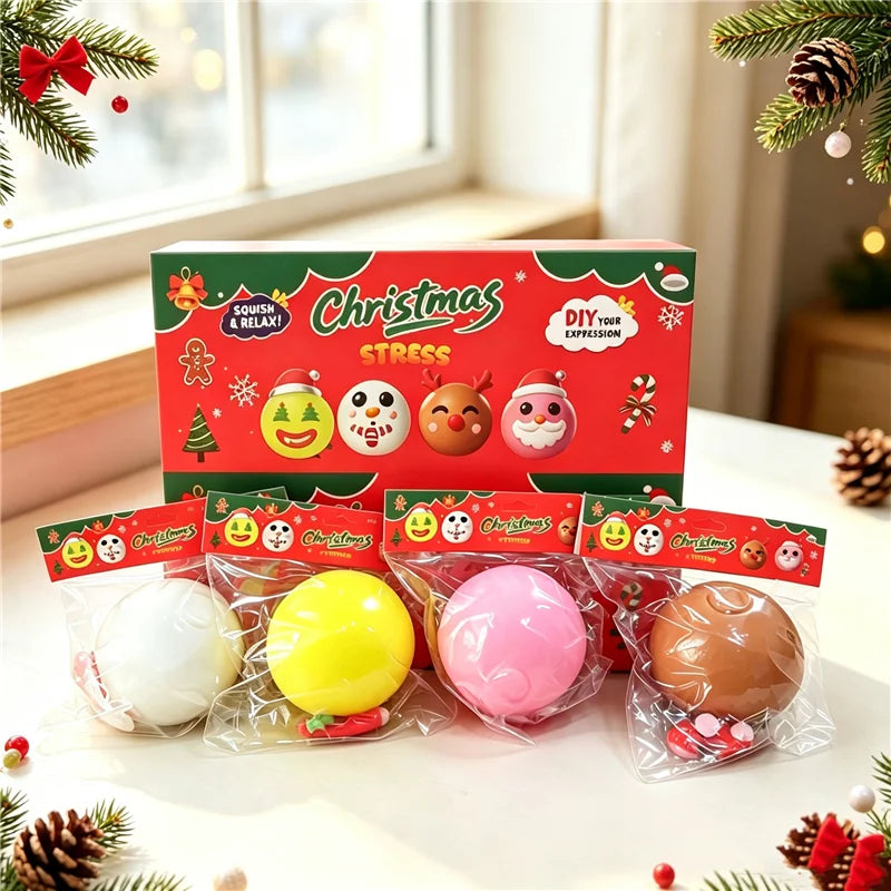Christmas Limited Edition DIY Ugly Face Dog Squishy Squeeze Ball