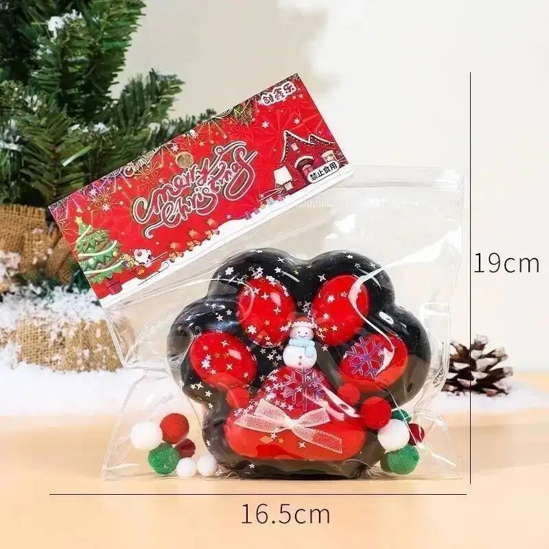 Christmas Cat Paw Squishy Fidget Toy, Stress Relief Gift