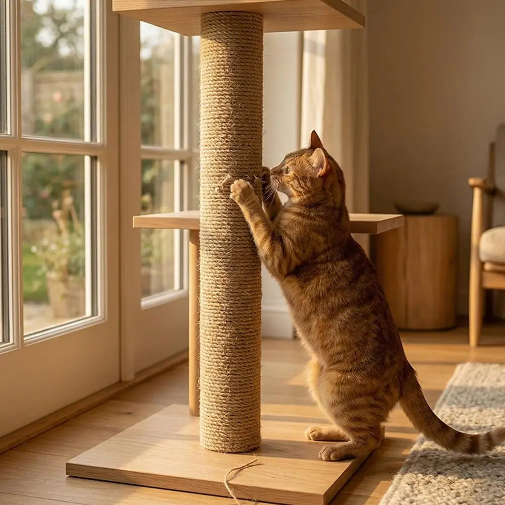 Replaceable Sisal Cat Scratching Post for DIY Cat Trees