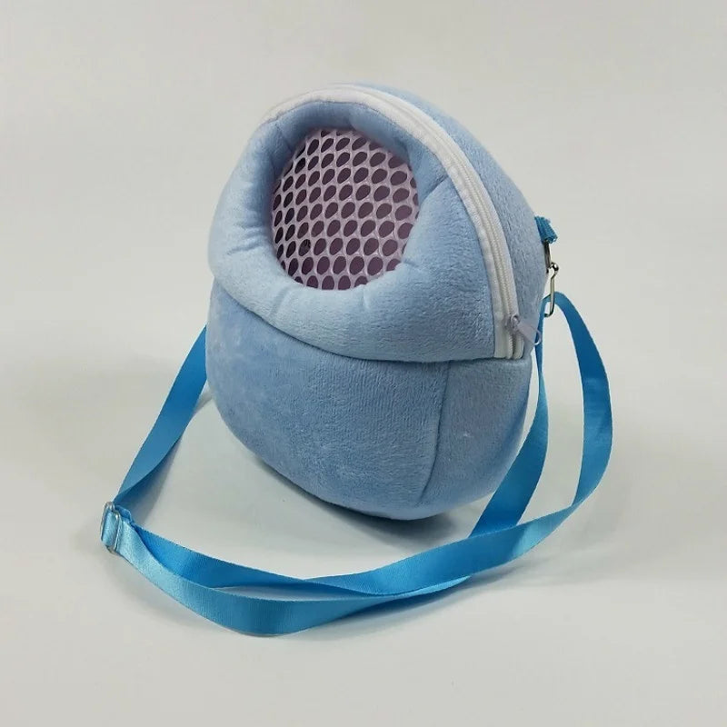 Breathable Small Pet Carrier Pouch for Guinea Pigs, Hamsters & Rats