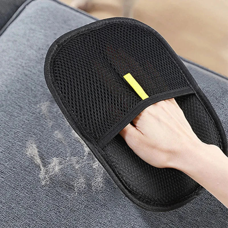 3-Piece Pet Grooming Glove Set, Self-Cleaning Hair Remover