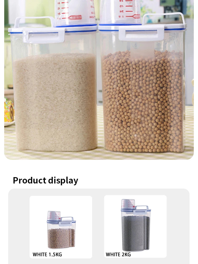 Airtight Pet Food Storage Container, Large Capacity for Dogs & Cats