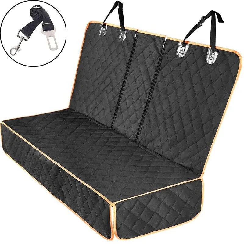 Waterproof Back Seat Dog Carrier Cover, Nonslip Car Seat Protector