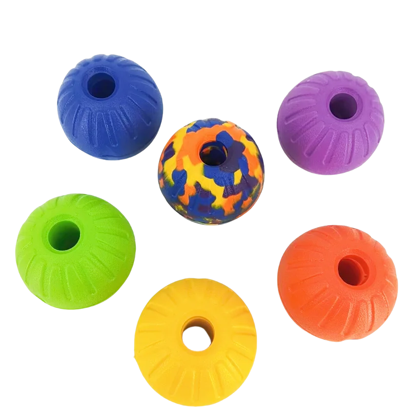 Indestructible Rubber Dog Ball – 7cm/9cm Chew & Fetch Toy