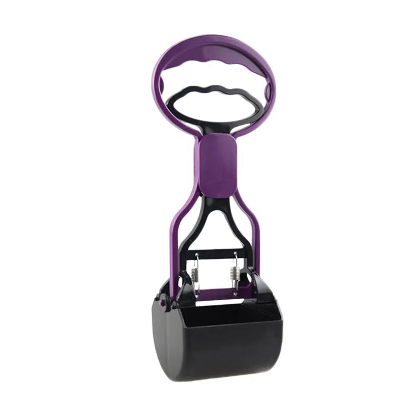 Heavy-Duty Dog Poop Scooper Jaw Clamp, Long-Handle Waste Picker