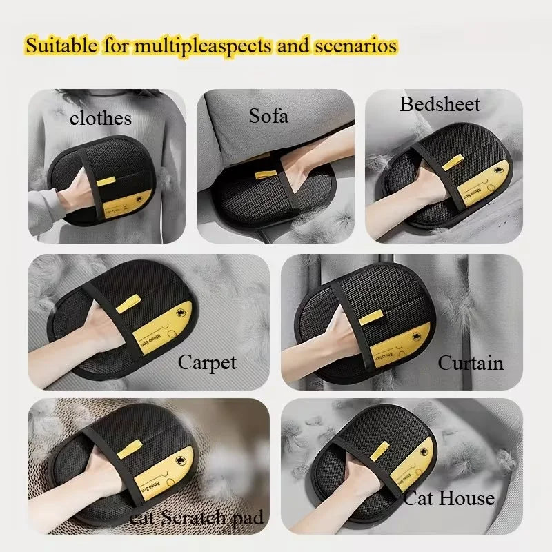 Pet Hair Removal Gloves for Furniture, Bedding & Sofas