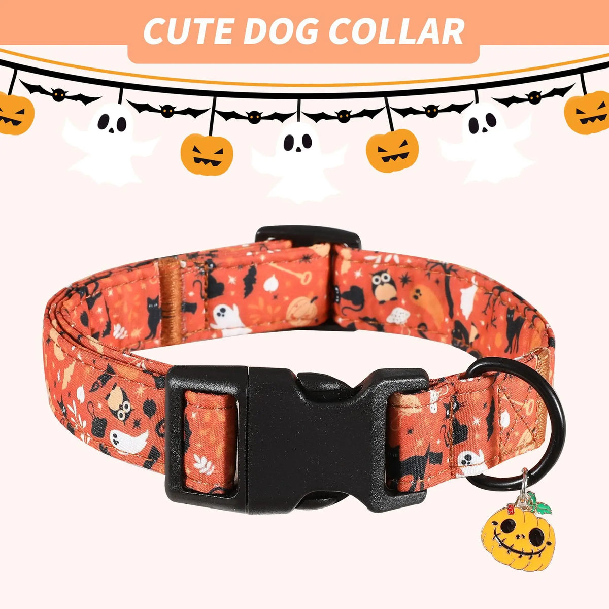 Halloween Pet Neck Ruff Collar, Costume Accessory for Dogs & Cats