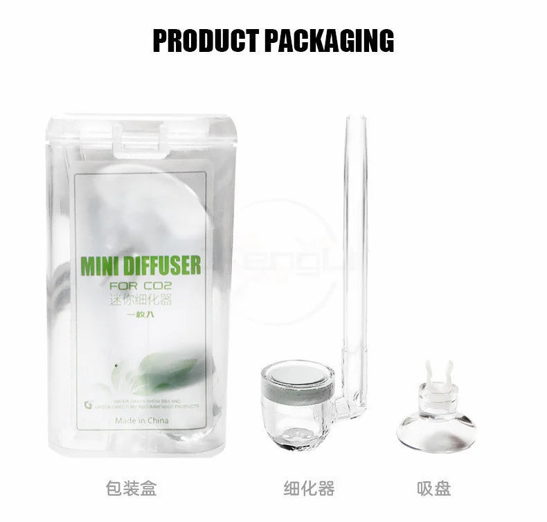 Aquarium CO2 Diffuser with Bubble Counter for Planted Fish Tanks