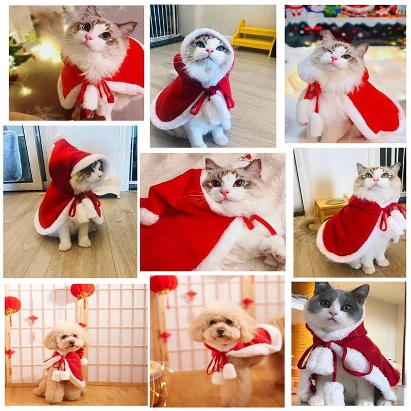 Santa Claus Pet Costume for Dogs & Cats