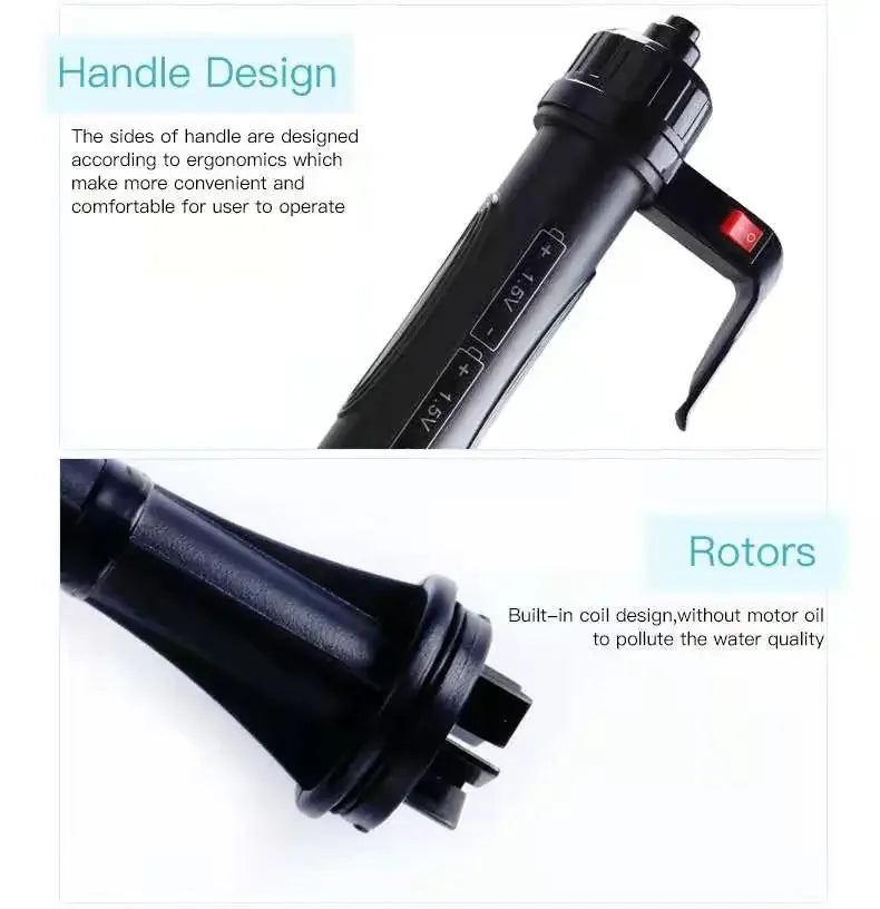 Electric Aquarium Gravel Cleaner and Water Change Siphon Pump