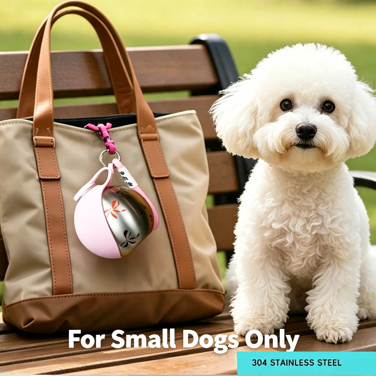 2-in-1 Portable Dog Water Bottle and Bowl for Walks and Travel