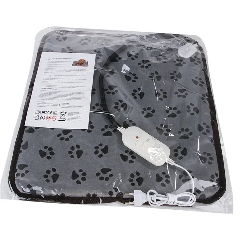 Adjustable Electric Pet Heating Pad, Waterproof Dog & Cat Warming Mat