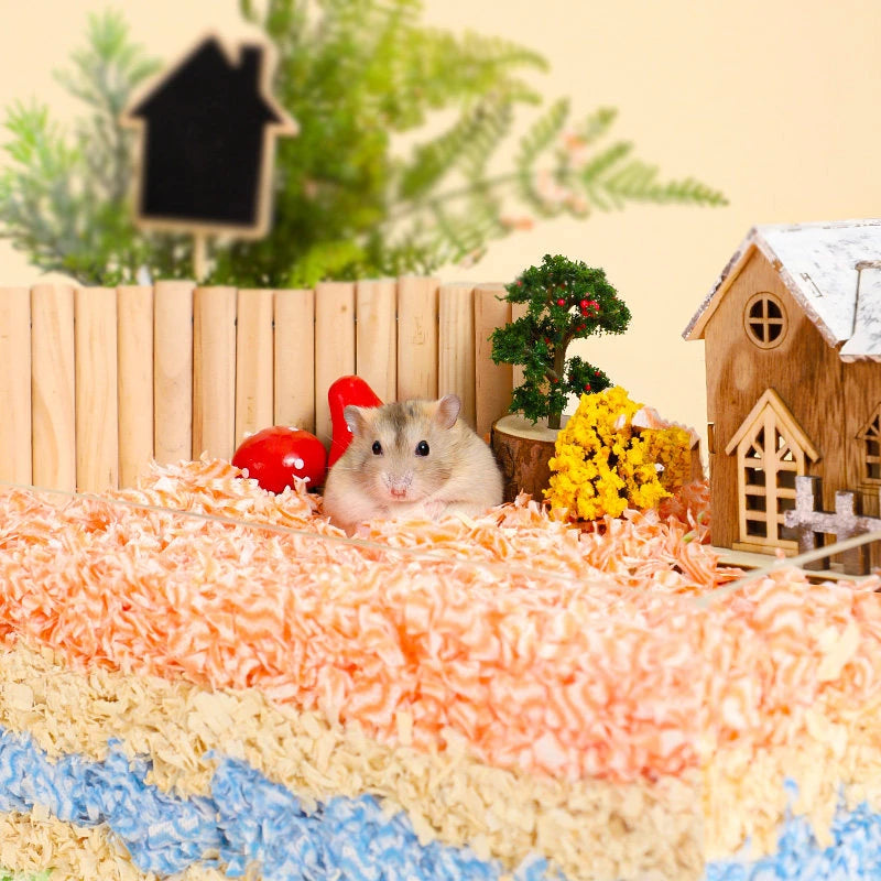 Dust-Free Paper Bedding for Hamsters & Small Pets, Odor Control 300g