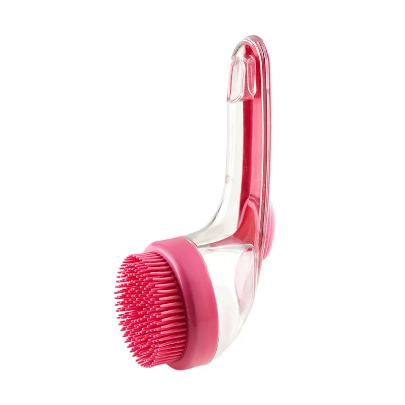 Massaging Pet Bath Brush for Small Dogs and Cats