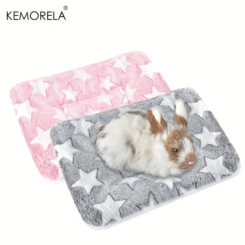 2-Pack Paw Print Small Pet Bed Mats