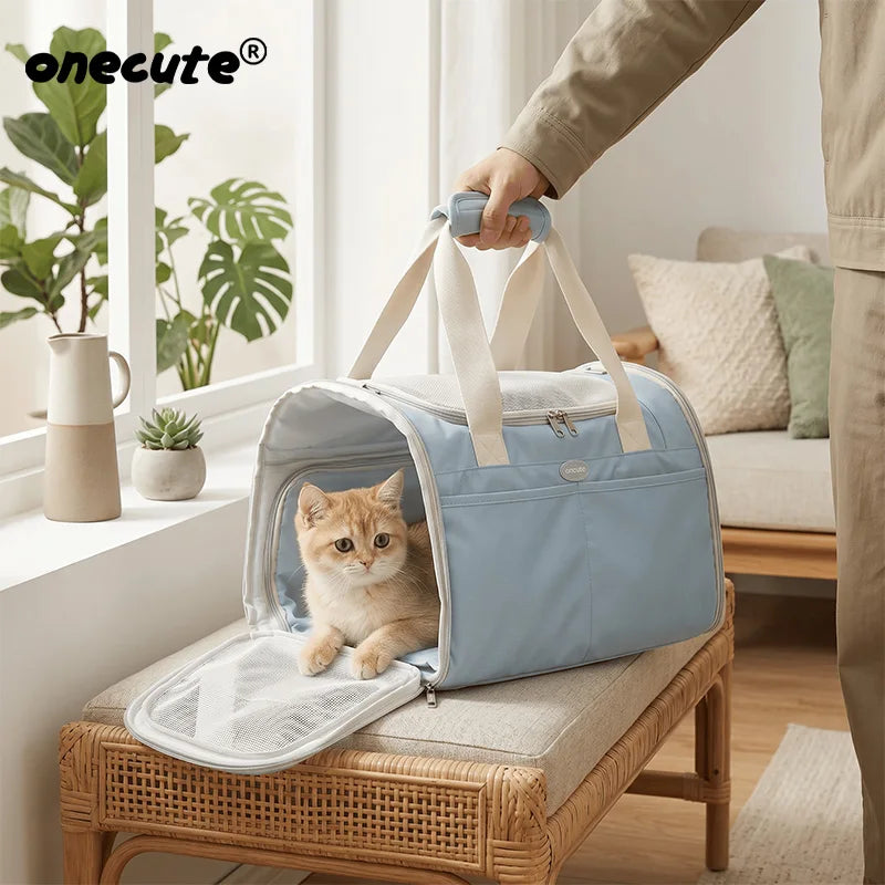 Airline Approved Breathable Pet Carrier Bag for Small Dogs & Cats
