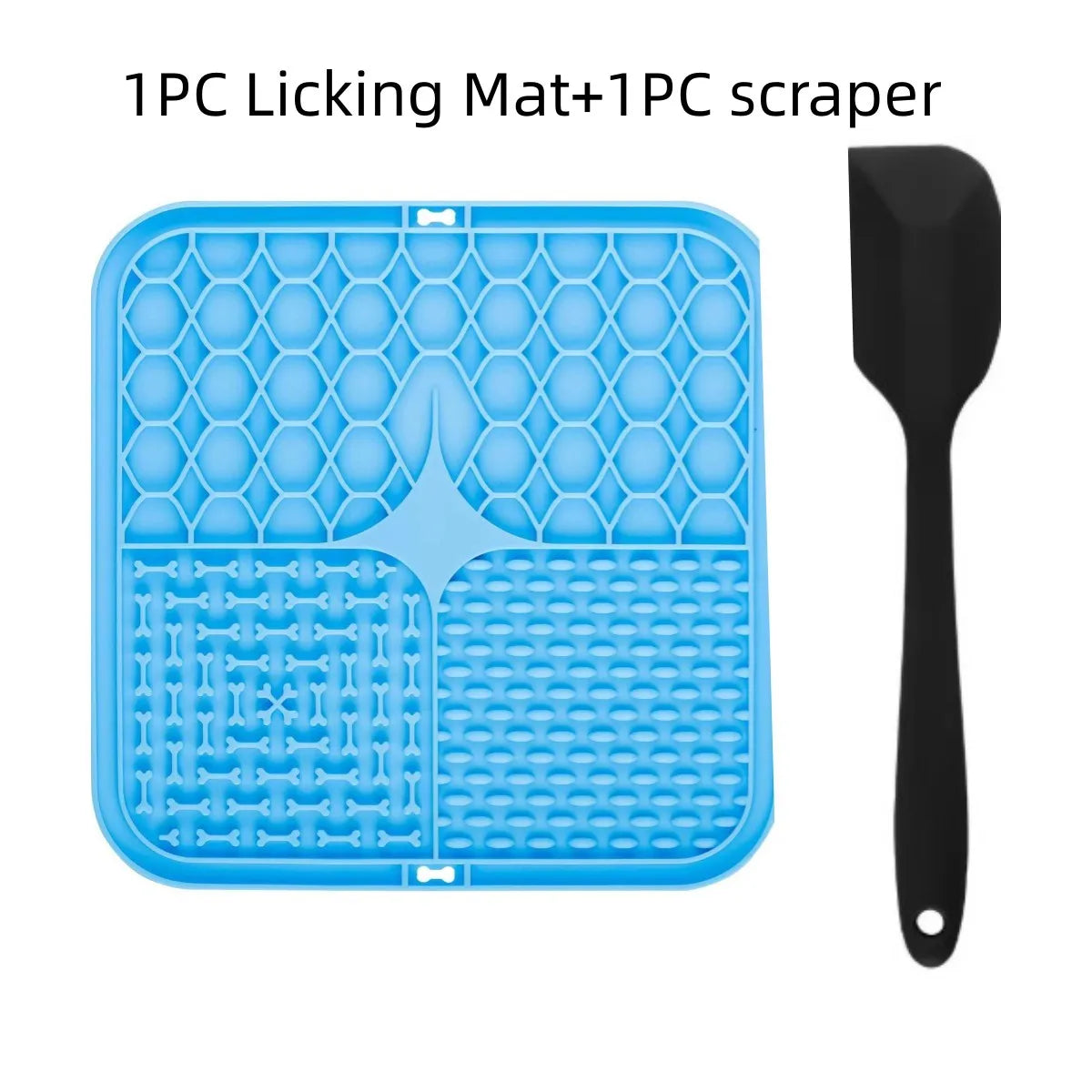 Suction Cup Dog Lick Mat for Bath Time Distraction and Grooming