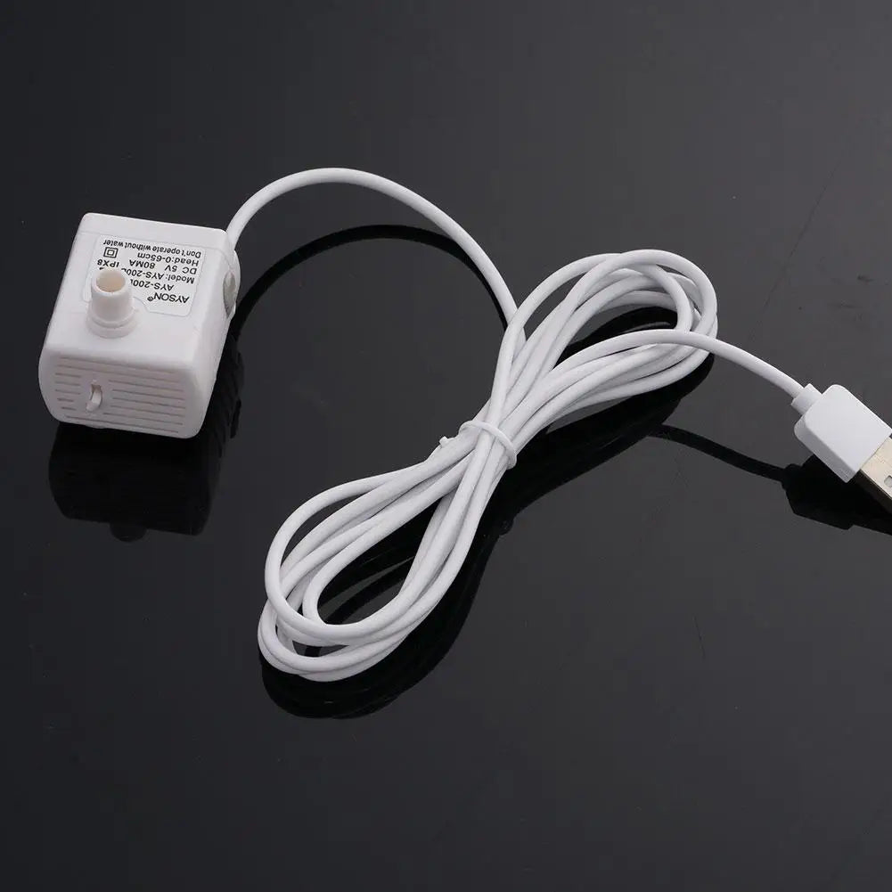 Quiet USB Pet Water Fountain Replacement Pump for Cats & Dogs