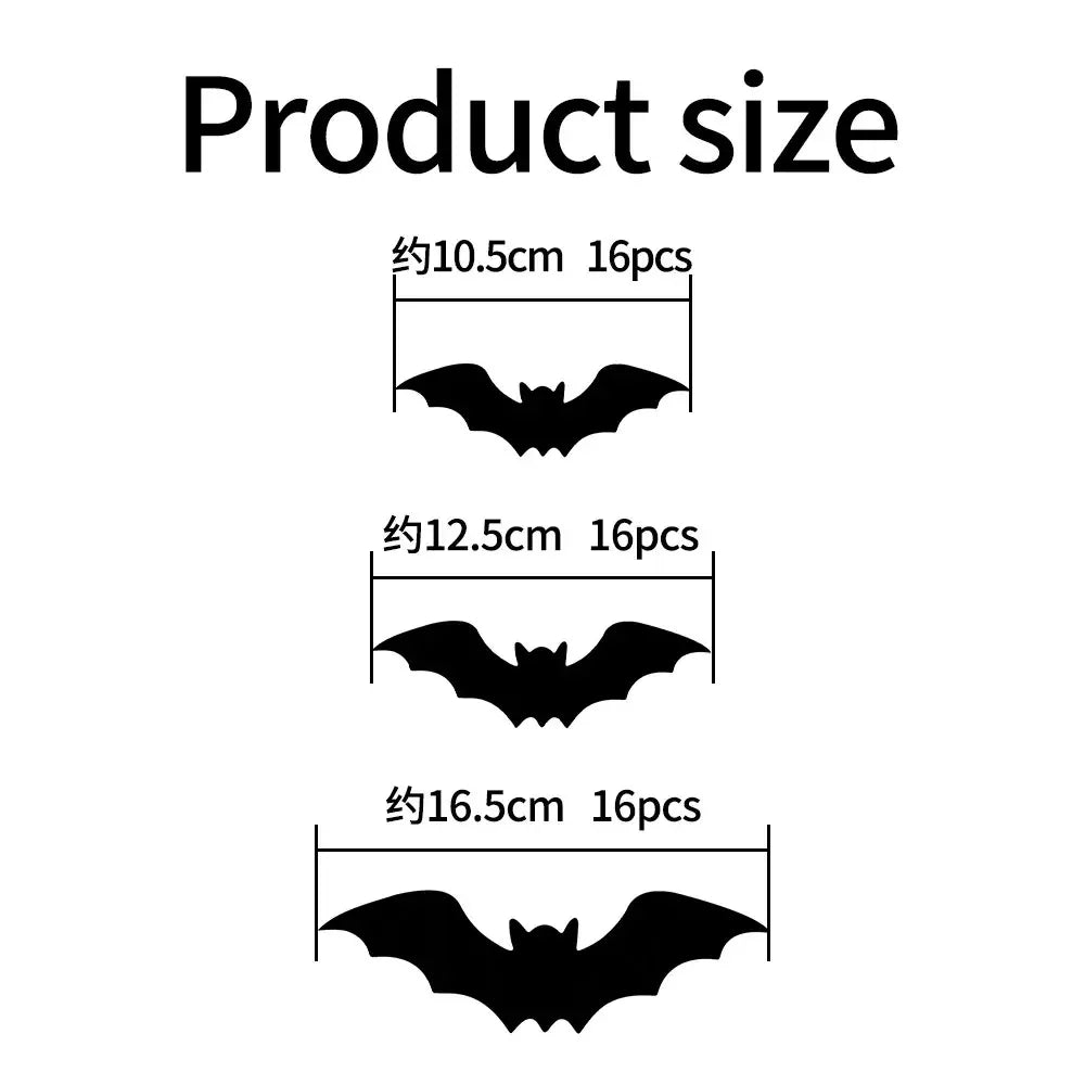 3D Bat Halloween LED Night Light Wall Decor
