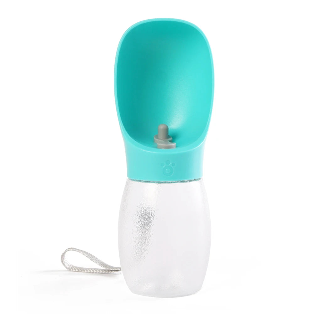 Portable Dog Water Bottle with Drinking Bowl for Walks & Hikes