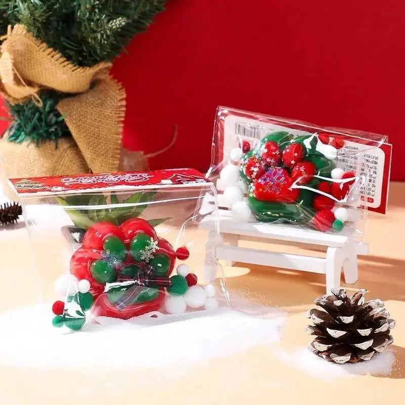 Christmas Cat Paw Squishy Fidget Toy, Stress Relief Gift