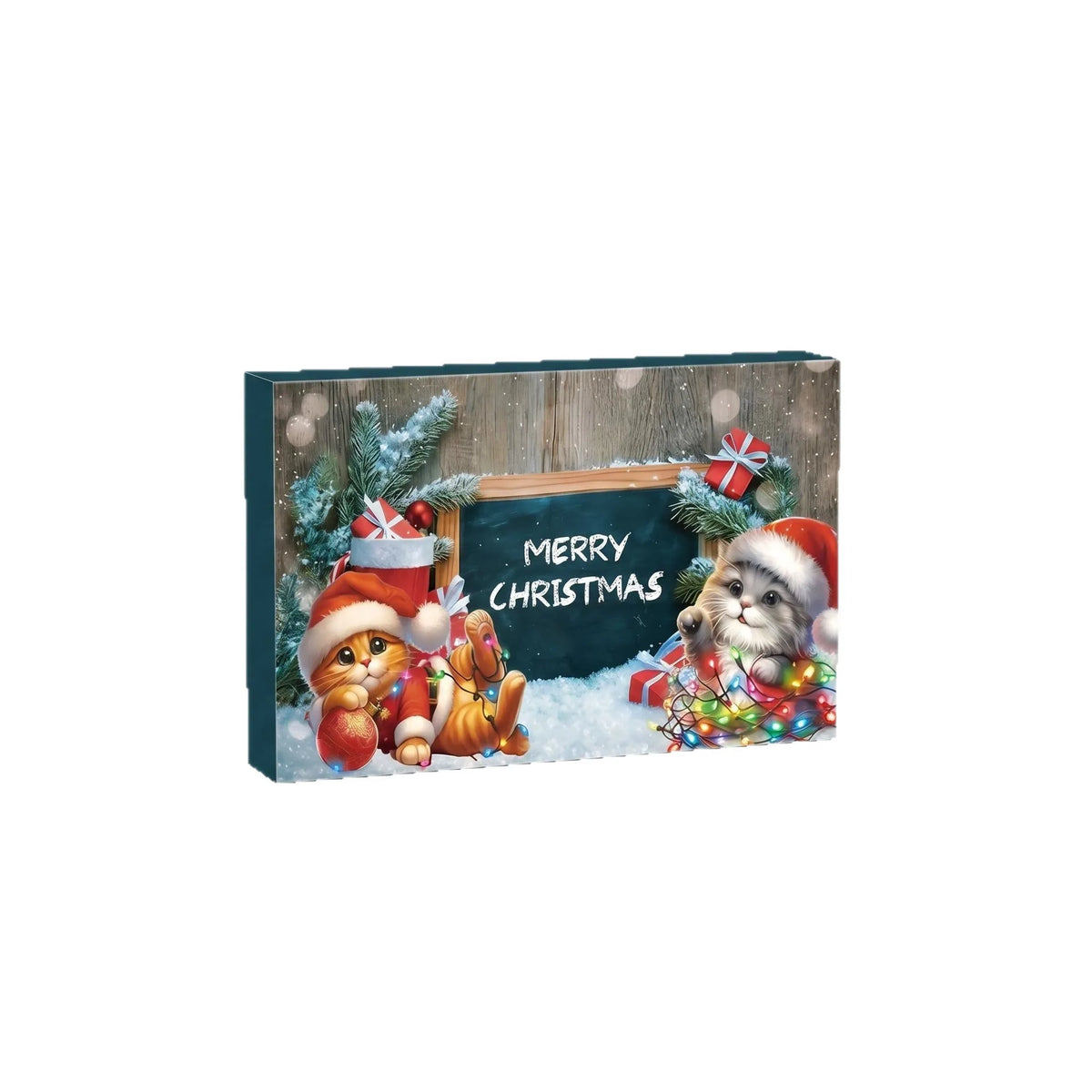 Christmas Cat Toy Blind Box Set 24 Pieces Pet Kitten Surprise
