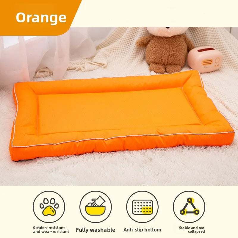 Chew-Resistant Waterproof Dog Crate Mat, Thick Non-Slip Sleeping Pad