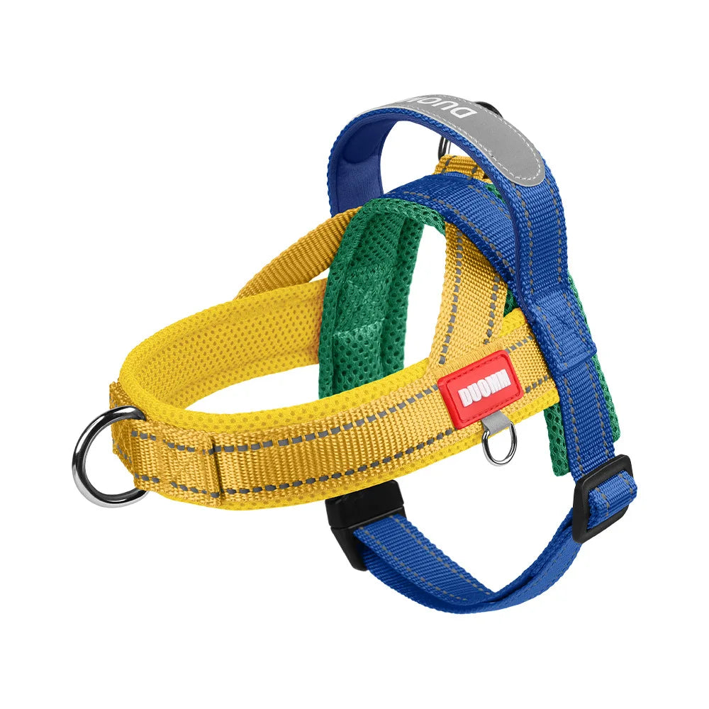 No-Pull Saddle-Style Dog Harness, Reflective Walking Vest