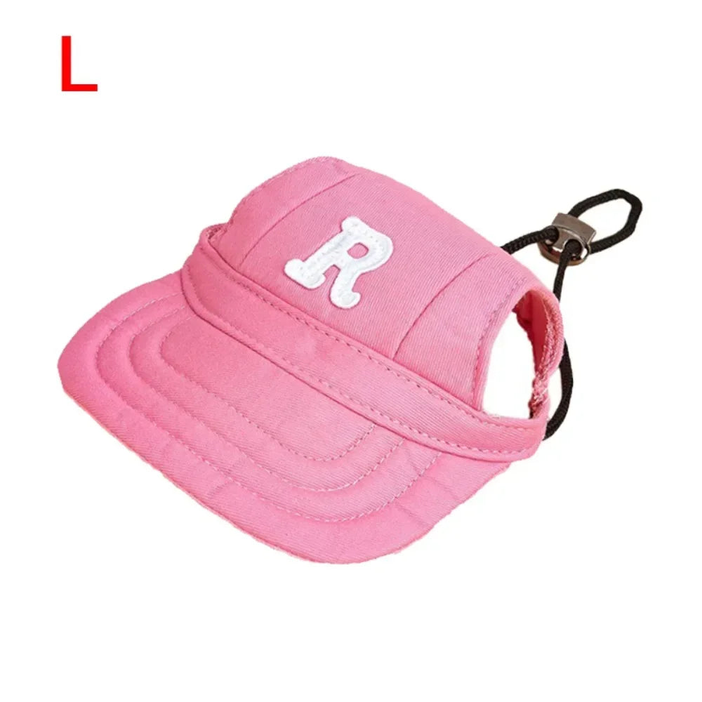 Adjustable Pet Sun Hat with Ear Holes for Dogs and Cats