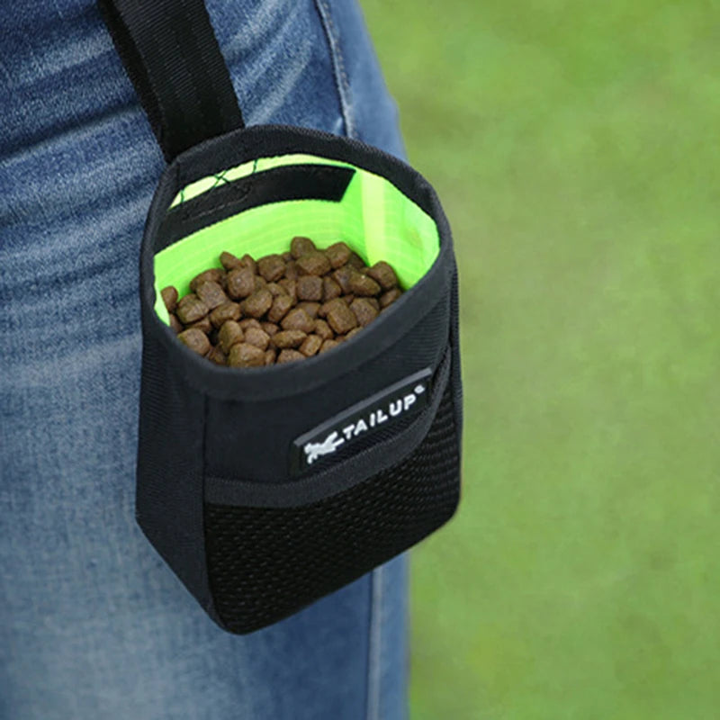 Portable Dog Walking Organizer Bag for Treats, Bags & Training Gear