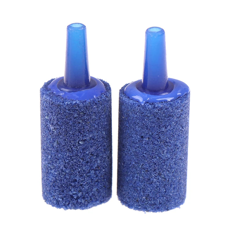 Aquarium Air Stone Cylinder Bubble Diffuser – 5 Pack Fish Tank Aerator