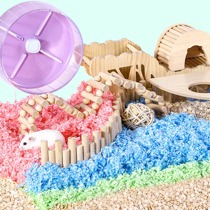 Dust-Free Paper Bedding for Hamsters & Small Pets, Odor Control 300g